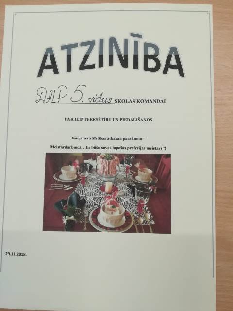 Es būšu savas topošās profesijas meistars 29. nov. 2018 6